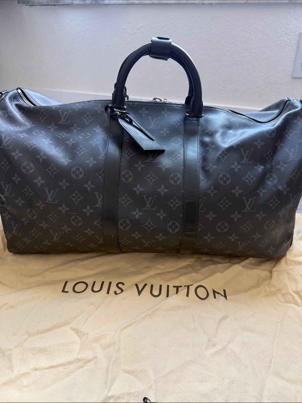 LOUIS VUITTON Keepall Bandoulière 55